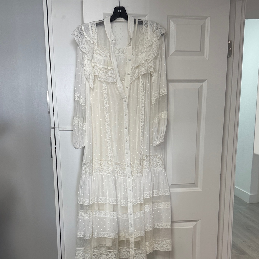 Elegant White Lace Dress Zimmerman size 2